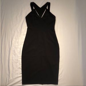 Forever 21 Cut-Out Black Dress